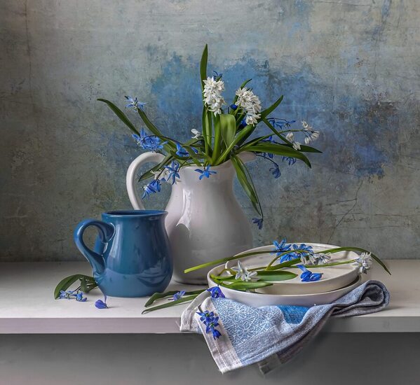 Photograph Vera Artemenko Bouquet Of Primroses on One Eyeland